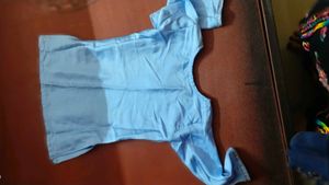 Light Blue Embroidered Kurta
