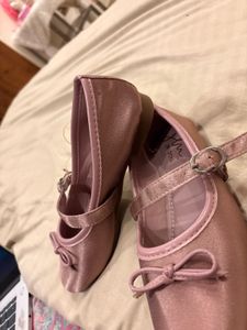 Elegant Rose Gold Ballet Flats