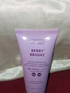 Conscious Chemist Berry Bright Sunscreen