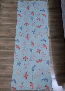 Light green Bird Print stole