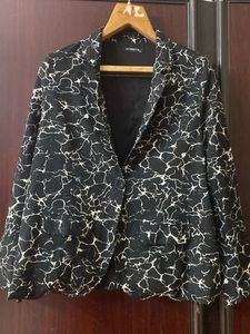 Abstract Print Blazer