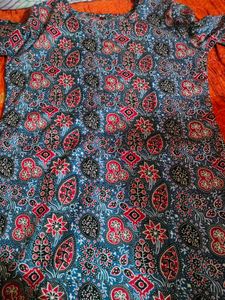 Floral Print Kurta