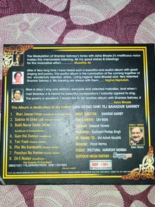 Ghazals and Sufi Songs