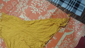 Mustard Sleeveless Top &amp; Pants Set