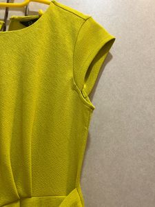 pantaloon Chic Lime Green Sheath Dress