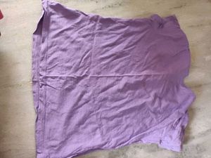 Purple Top with 3/4th pant