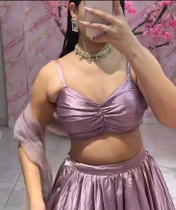 Elegant Lavender Lehenga Choli Set