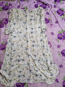 Floral Print Button-Down Dress