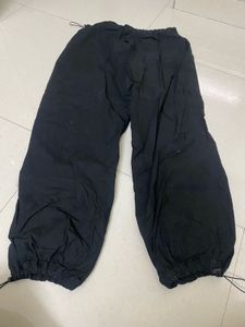 Black Wide Leg Cargo Pants