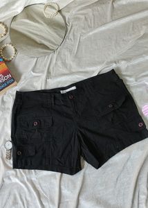 Black Cargo Shorts