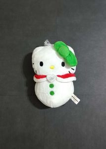 Cute Hello Kitty Snowman Plush Toy