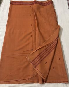 Brown Cotton Saree