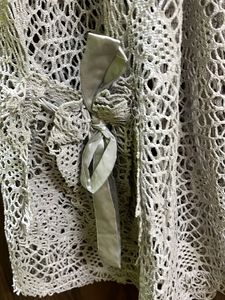 Grey Crochet Dress