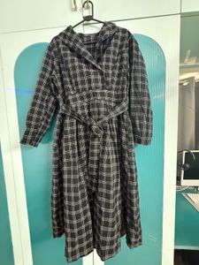 Chic Checked Midi Dress