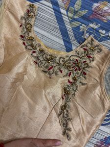 Elegant Embroidered Ethnic Gown