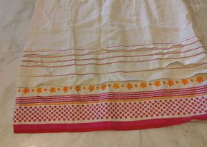 Cream Color Sleeveless Tunic Style Kurti
