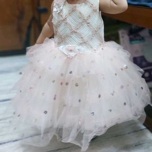 Elegant Pink Tulle Dress