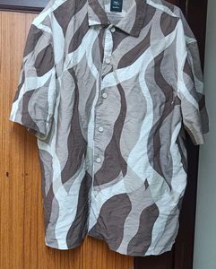 Men's Graphic Print Short Sleeve Shirt