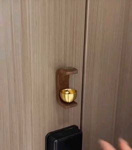 Magnetic Wooden Door , No Drill Hanging Bell Decor