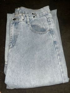 wide leg denim jeans