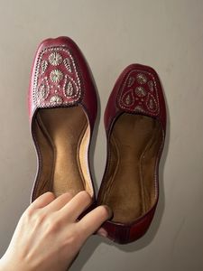 Handmade Embroidered Flats