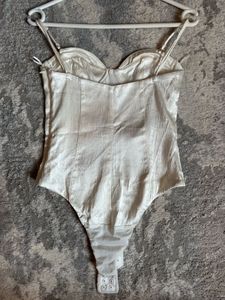 Zara satin corset body suit