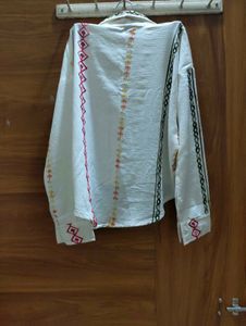 White Embroidered shirt