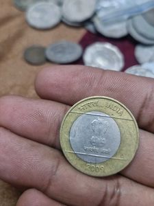 Vintage 10 Rupees Coin error coi