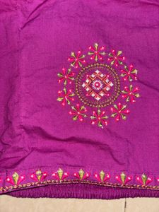 Embroidered Crop Top