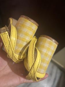 Anouk Yellow Strap Sandals