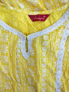 Women Yellow Kurta #studio