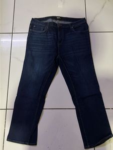 Classic Dark Wash Denim Jeans