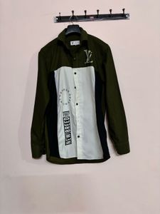 Stylish Olive Green Shirt