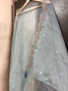 diwali special pakistani hoor soft organza suit du