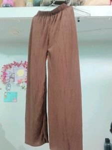 Brown Wide-Legged Pants
