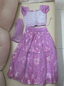 Beautiful Lavender Lehenga Choli Set