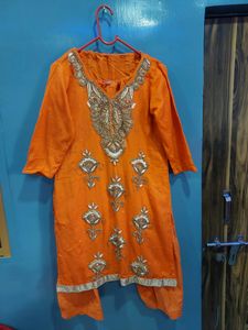 Hand Zari Work Suit