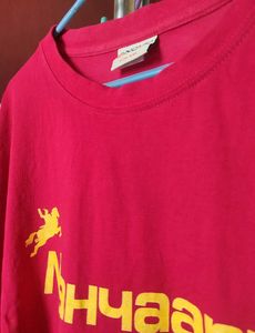 Vibrant Red Graphic T-Shirt