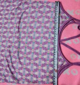 Purple🤎 Patterned Camisole Top