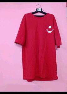 Baggy Red Graphic T-Shirt