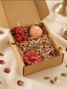 Decorative Scented Candle & Rakhi Gift Set