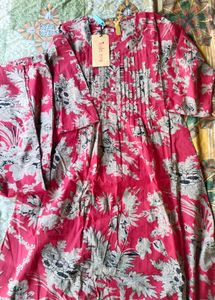 Vibrant Floral Kurta Set