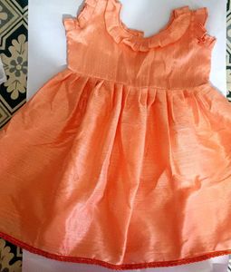 Cute Peach Party Dress