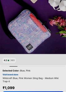 ⋆˚꩜｡Wildcraft Sling Bag+Charm⋆˚꩜｡