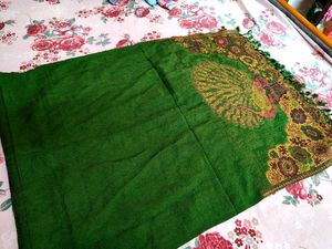 Vibrant Green Floral Kurta Set with Dupatta