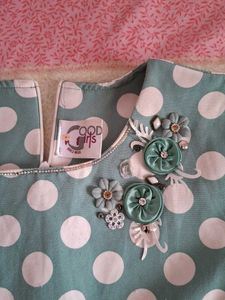 Chic Polka Dot Kurta Set