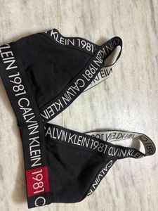 Calvin Klein  1981 Logo Bra