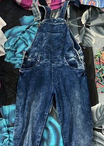Denim dungree