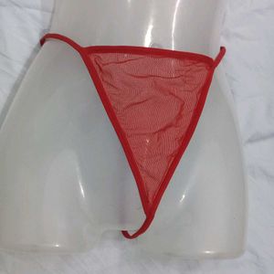 Sheer Red🤎 G-String Panty