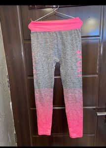 Workout Leggings - Neon &amp; Pink